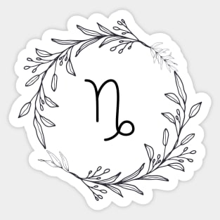 Capricorn Sign Sticker